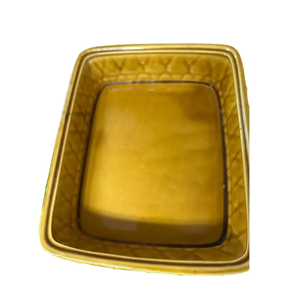 Beautiful Ceramic Vintage 2Pc Dish‎ with Flowers 7